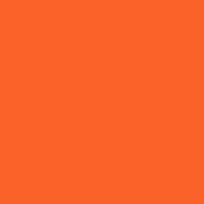 La pasta fluorescente arancio del pigmento ha modificato le emulsioni della resina del polistirolo con colorante