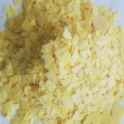 Il giallo 1313-82-2 del solfuro del sodio di CAS si sfalda grado basso dell'industria del ferro