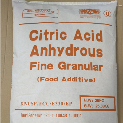 Additivi alimentari comuni anidri acidi citrici 30-100 Mesh CAS No. 77 92 9